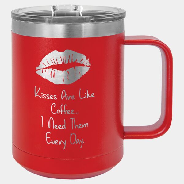 Polar Camel 15 oz. Vacuum Insulated Mug with Slider Lid Thumbnail