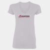 Ladies' SoftStyle® 4.5 oz. Fitted V-Neck T-Shirt Thumbnail
