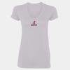 Ladies' SoftStyle® 4.5 oz. Fitted V-Neck T-Shirt Thumbnail